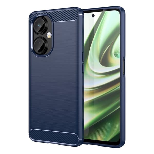 Børstet OnePlus Nord CE 3 Lite cover - Blå
