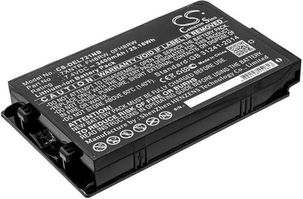 Batteri til Dell Latitude 7202 Rugged Tablet osv.