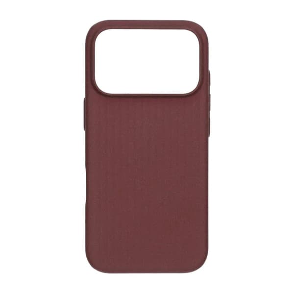 Corrugated Rock Sand Magnetic Case - iPhone 17 Pro Red