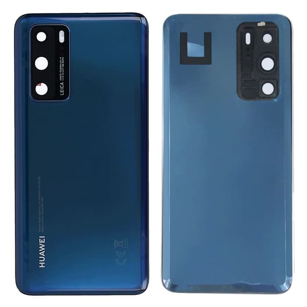Huawei P40 Baksida/Batterilucka - Blå
