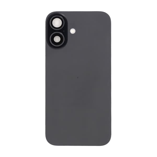 iPhone 16 Bagglas - Sort