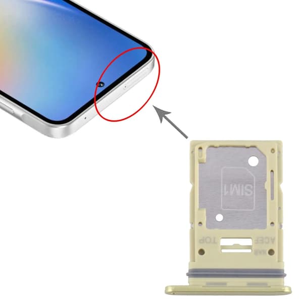 Samsung Galaxy A35 SIM-korttipidike - Keltainen