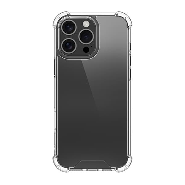 iPhone 16 Pro Max Stødsikkert Cover - Transparent