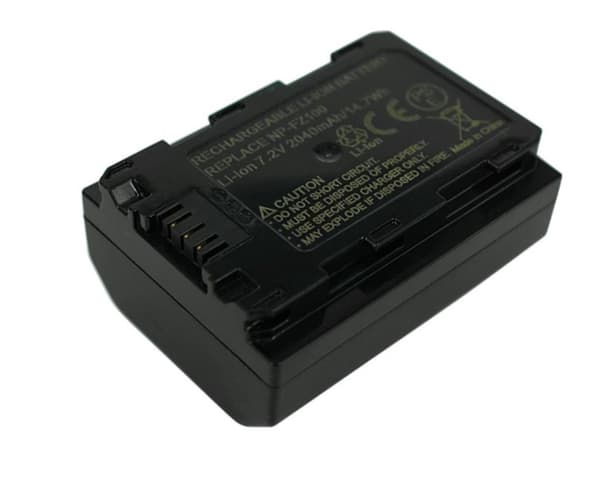 Batteri til NP-FZ100 erstatningsbatteri