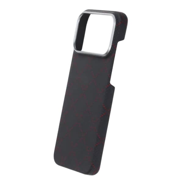 Kevlar Woven Magnetic Case - iPhone 17 Pro Max Black Check