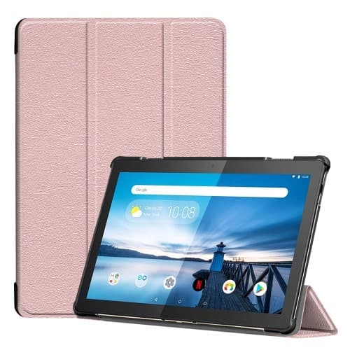 Lenovo Tab M10 Gen 1 Tri-Fold Stativfodral - Rosa