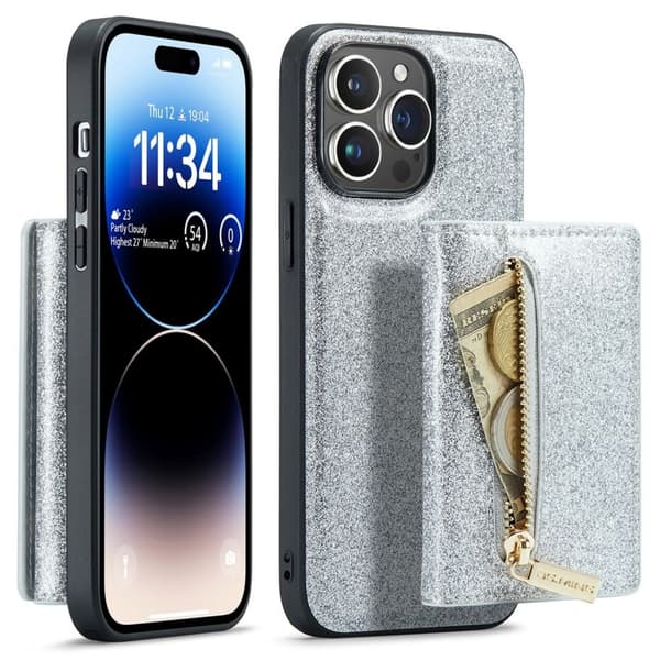 DG.MING iPhone 15 Pro Max Cover - Sølv
