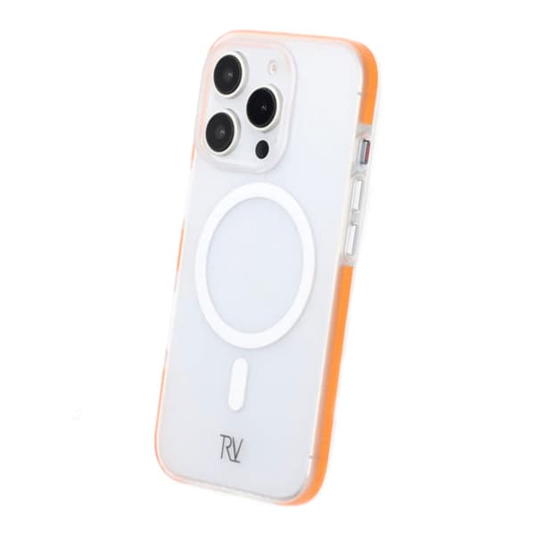 iPhone 16 Pro Mobilskal Korrugerad Magsafe Rvelon - Orange