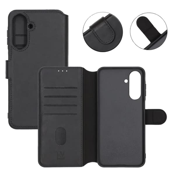 Rvelon pung etui-Samsung A17 Sort