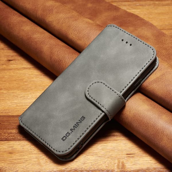 DG.MING Retro Cover til iPhone 7 & 8 - Grå