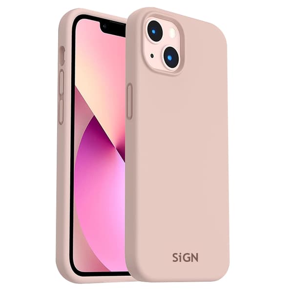 SiGN Liquid Silicone Case til iPhone 14 Plus - Pink