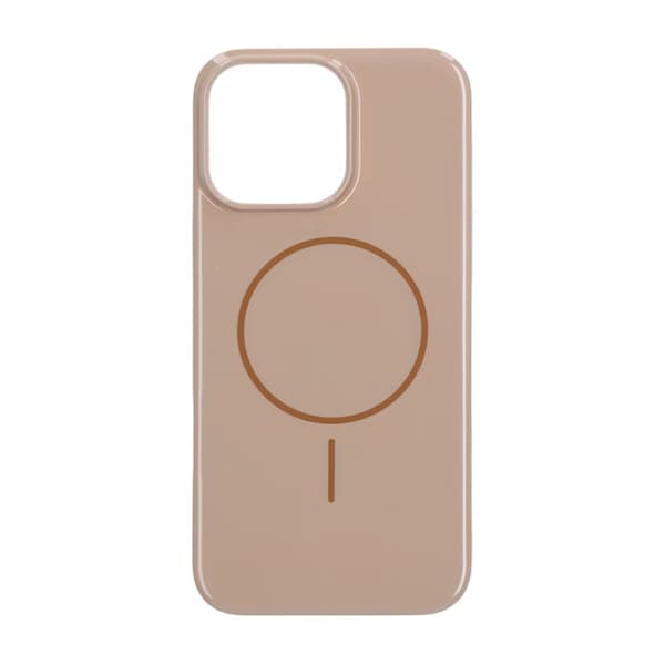 Blankt design Magnetisk Cover Til iPhone 16 Pro Max Guld