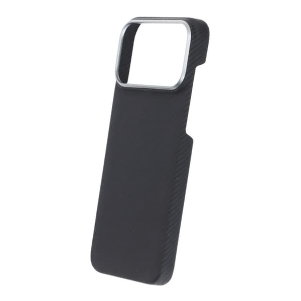 Kevlar Magsafe cover til iPhone 17 Pro Max - Sort med striber