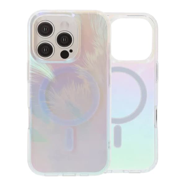 TPU-cover med MagSafe til iPhone 16 Pro Max - Iriserende