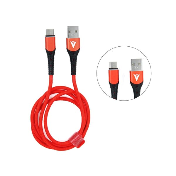 V-20 USB-C -kaapeli punainen 1 metri