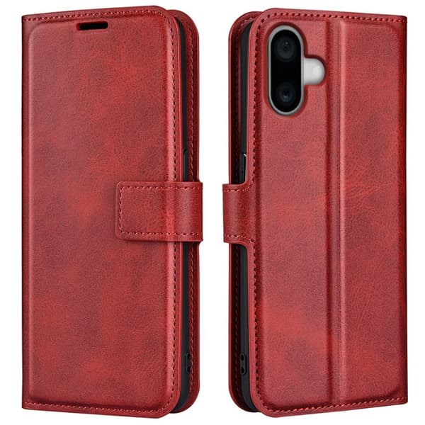 iPhone 16 Lompakkokotelo - Punainen