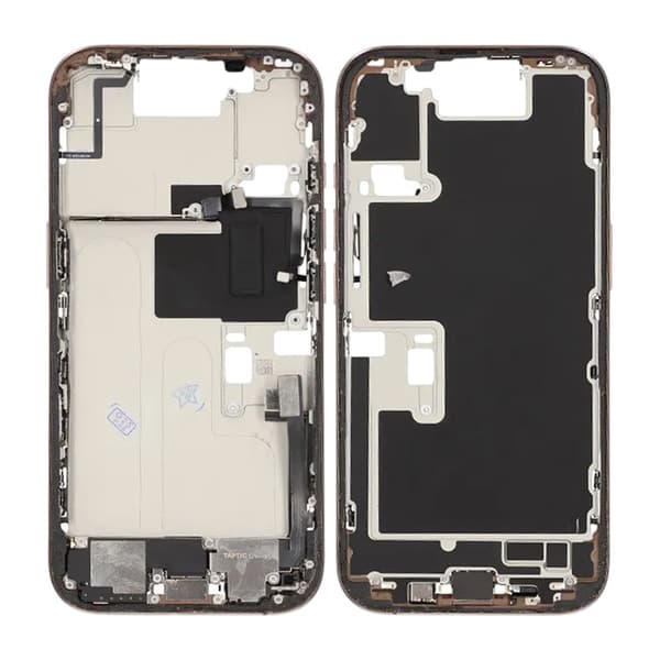 Mellemramme med smådele til iPhone 16 Pro - Sandfarvet Titanium OEM