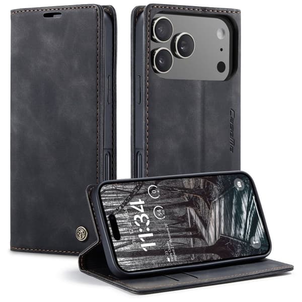 CASEME iPhone 18 Pro/17 Pro Plånboksfodral - Blå