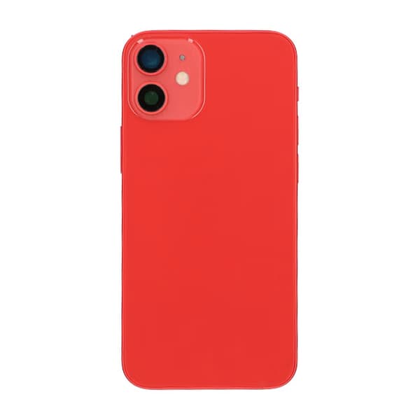 iPhone 12 Mini Bagcover Komplet Med Smådele - Rød