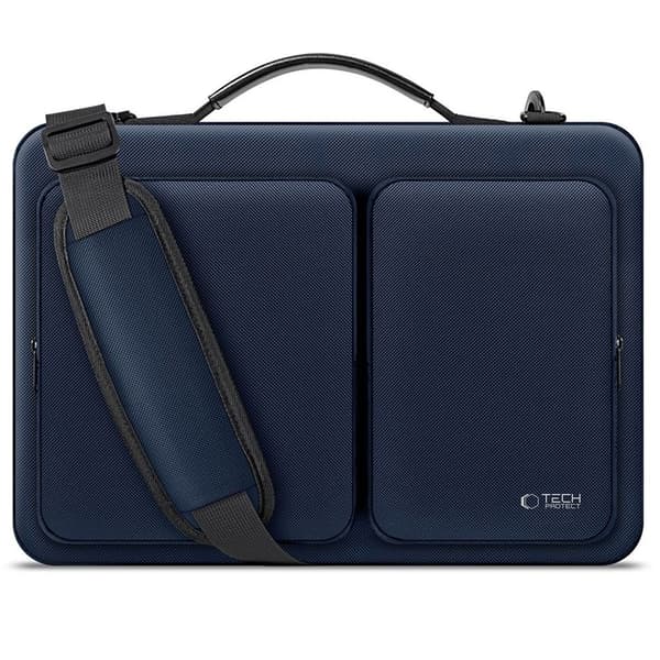 Tech-Protect Defender laptopväska 15-16\" – Blå