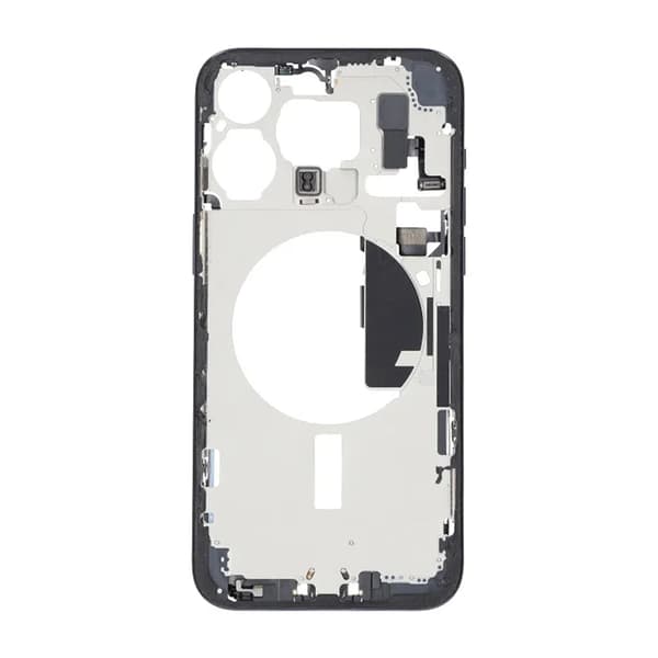 Mittenram med smådelar för iPhone 15 Pro Max - Blå Titan OEM