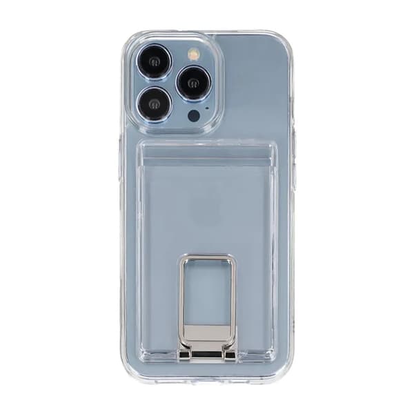 Rvelon etui kortholder og til iPhone 13 Pro - Klar
