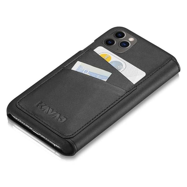KAVAJ iPhone 12 Pro Max -kotelo Dallas Musta