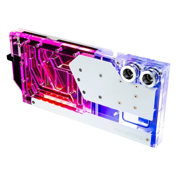 Phanteks Glacier EZ Fit G40 ASUS GPU Block Hvid Nystand
