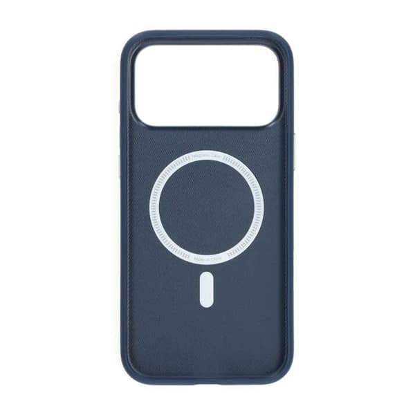 Mobilskal för iPhone 17 Pro Max - Kameraskydd Blå PU-läder