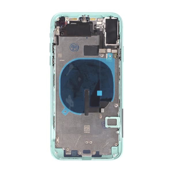 iPhone 11 Baksida med Komplett Ram Premium - Grön