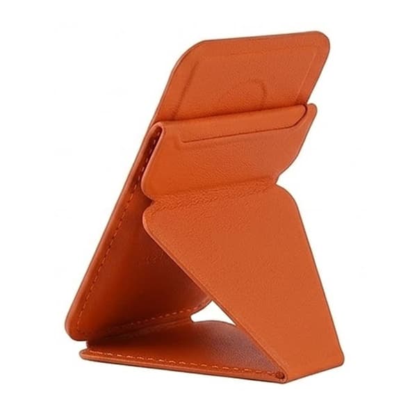 Tynd kortholder med MagSafe og stativ - Orange