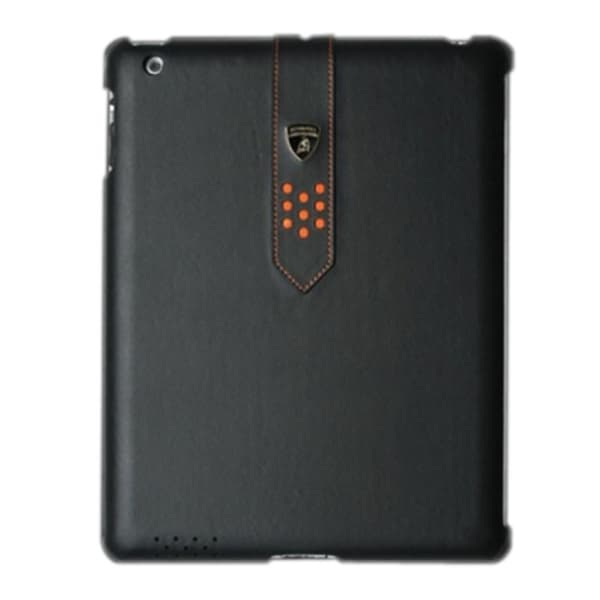 Lamborghini iPad 2 ja 3 kotelo - Musta ja oranssi
