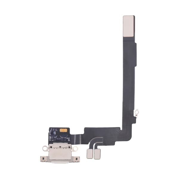 iPhone 16 Pro Opladerstik Flexkabel Original - Hvid