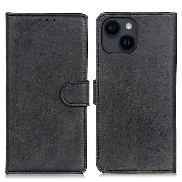 Foldbart iPhone 15 Plus cover - Sort