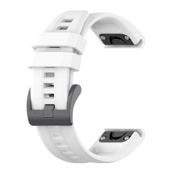 Garmin Instinct 2 Solar Solid Color Silikone Urrem - Hvid