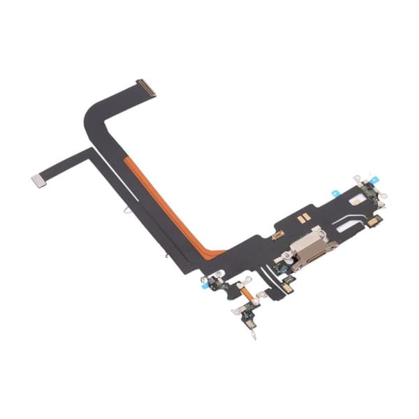 iPhone 13 Pro MaxLaddkontakt med Flexkabel Original - Guld