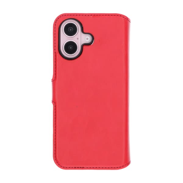 iPhone 16 Plånboksfodral Magnet Rvelon - Röd