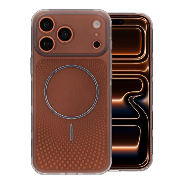 Magnetisk Mesh Kølende Telefoncover Til iPhone 17 Pro/18 Pro Sort