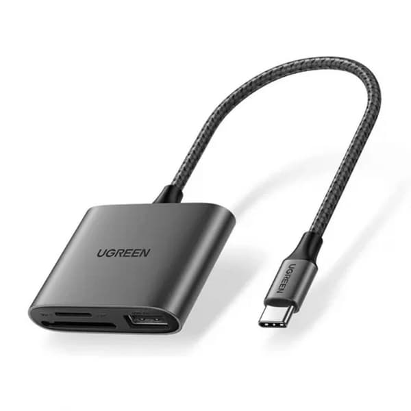 Ugreen USB-C til SD/TF + USB Hukommelseskortlæser
