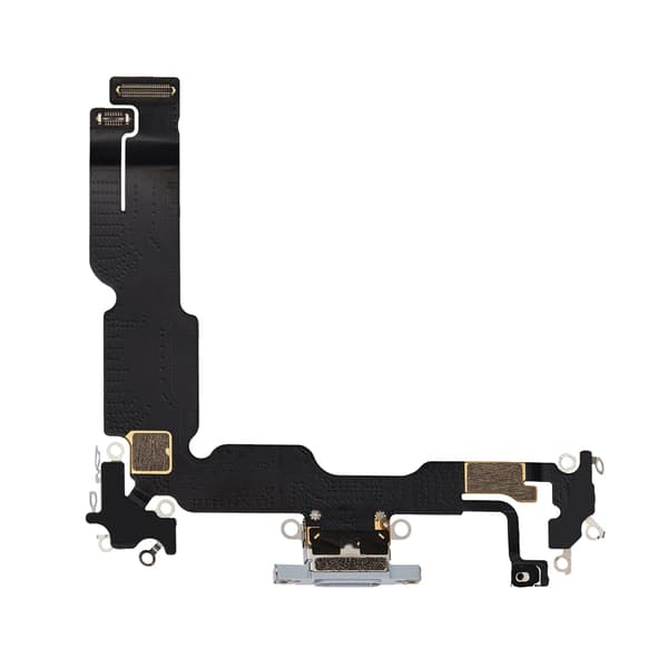iPhone 15 Plus Opladerstik Flexkabel Blå Original