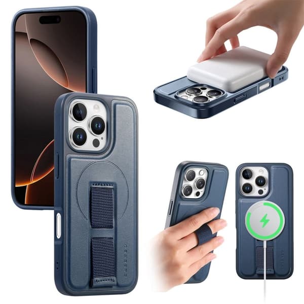 CASENO iPhone 16 Pro Max MagSafe-kompatibelt etui - Blå