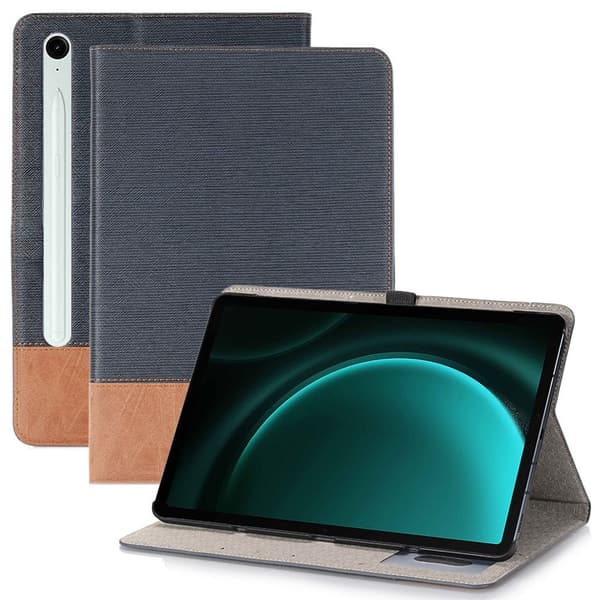 Samsung Galaxy Tab S9 FE / S10 FE Plånboksfodral - Mörkblå