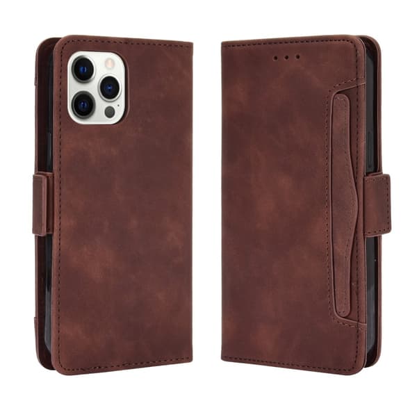 IPhone 13 Pro Max wallet cover - Brun