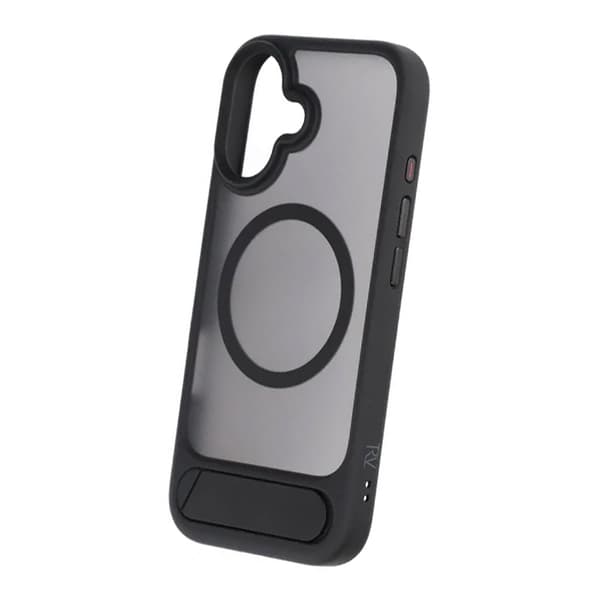 Rvelon Mobilcover med Stand til iPhone 17 - Sort
