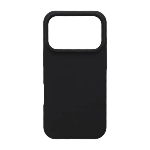 Blødt silikone mobilcover til iPhone 17 Pro Max - Sort