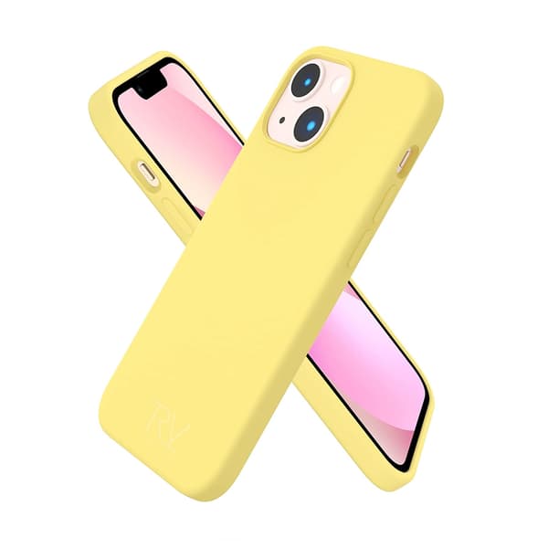 iPhone 14 Plus Silikonskal Rvelon - Gul