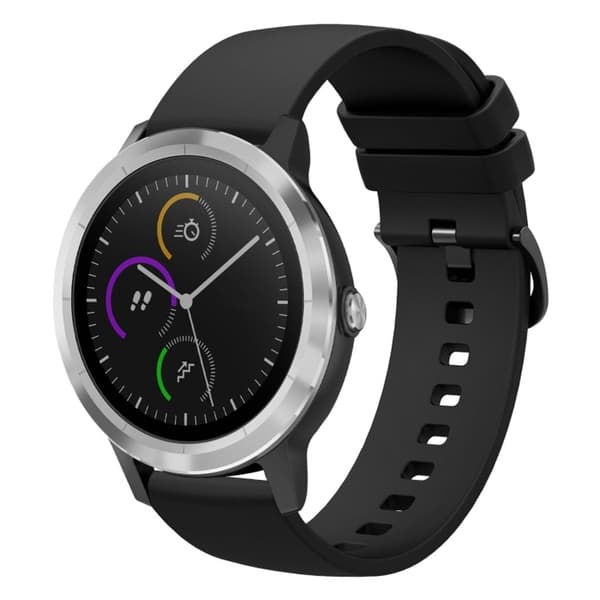 Garmin Vivoactive 3 Silikone Urrem - Sort
