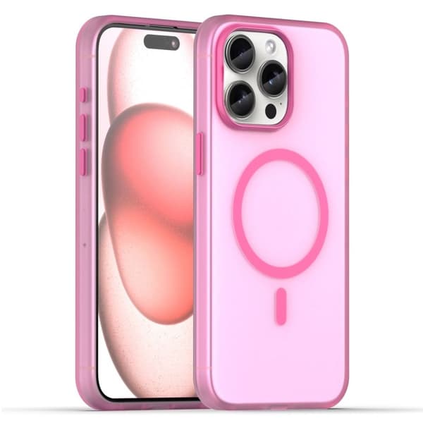 iPhone 15 Pro Max Cover med MagSafe - Pink