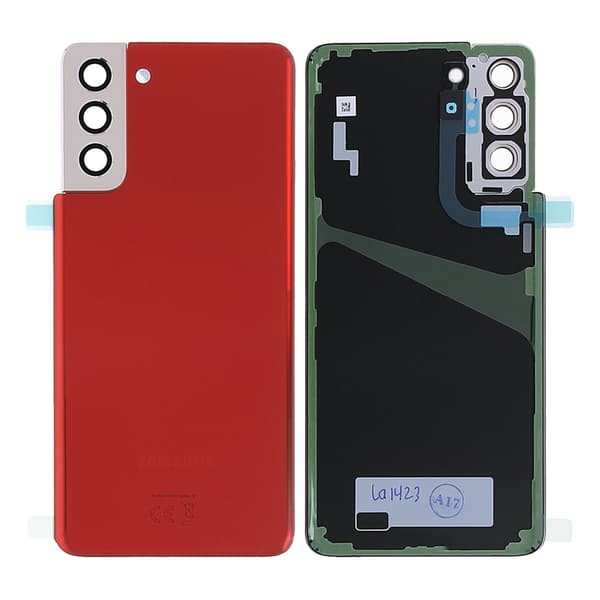 Samsung Galaxy S21 Plus 5G Baksida Med Tejp - Phantom Red