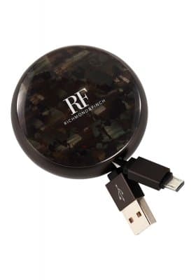 Richmond Finch Cord Winder Micro USB - Harmaa Camo